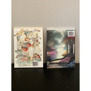 (lot Of 2) Floral Fantasy Letter Writing Tablet Stationery Stuart‎ Hall Fairy